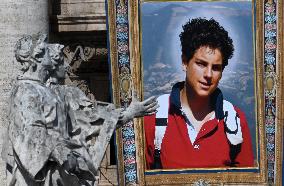 Pope Leo XIV Leads Canonization Of Pier Giorgio Frassati And Carlo Acutis - Vatican City