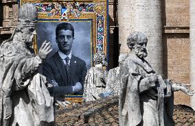 Pope Leo XIV Leads Canonization Of Pier Giorgio Frassati And Carlo Acutis - Vatican City