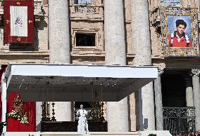 Pope Leo XIV Leads Canonization Of Pier Giorgio Frassati And Carlo Acutis - Vatican City