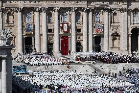Pope Leo XIV Leads Canonization Of Pier Giorgio Frassati And Carlo Acutis - Vatican City