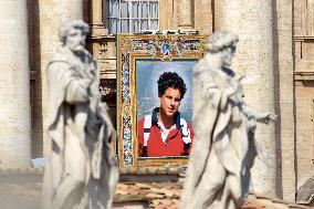 Pope Leo XIV Leads Canonization Of Pier Giorgio Frassati And Carlo Acutis - Vatican City