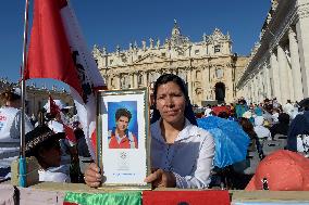 Pope Leo XIV Leads Canonization Of Pier Giorgio Frassati And Carlo Acutis - Vatican City