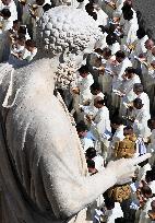 Pope Leo XIV Leads Canonization Of Pier Giorgio Frassati And Carlo Acutis - Vatican City