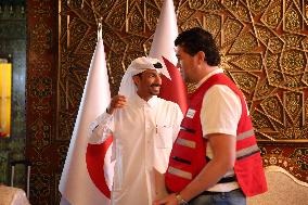 Qatari Humanitarian Aid to Syria - Damascus