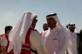 Qatari Humanitarian Aid to Syria - Damascus