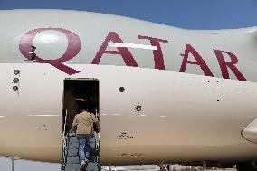 Qatari Humanitarian Aid to Syria - Damascus