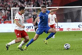 FIFA World Cup 2026 qualification match Poland vs Finland