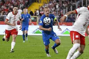 FIFA World Cup 2026 qualification match Poland vs Finland