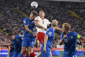 FIFA World Cup 2026 qualification match Poland vs Finland