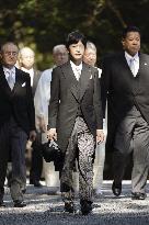 Japan Prince Hisahito in Ise