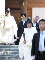 Japan Prince Hisahito in Ise