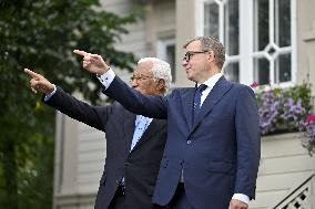 European Council President Antonio Costa in Helsinki