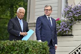 European Council President Antonio Costa in Helsinki