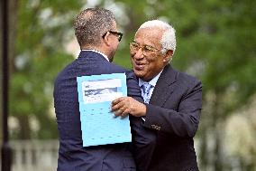 European Council President Antonio Costa in Helsinki