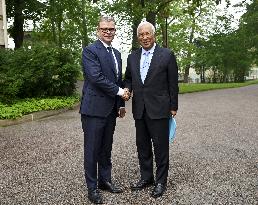 European Council President Antonio Costa in Helsinki