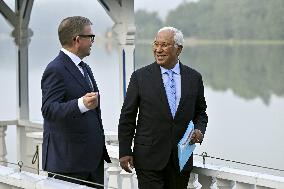European Council President Antonio Costa in Helsinki