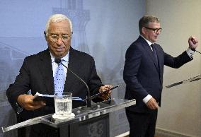 European Council President Antonio Costa visiting Finland