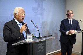 European Council President Antonio Costa visiting Finland