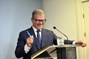 European Council President Antonio Costa visiting Finland