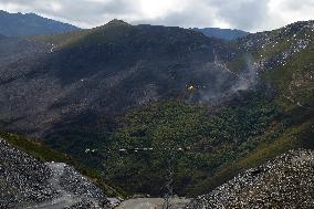 Carballeda Fire Burns 700 Hectares of Land - Spain