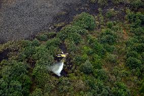 Carballeda Fire Burns 700 Hectares of Land - Spain
