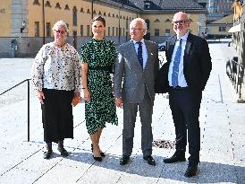 SWEDISH ROYALS AT THE NATIONAL HERITAGE BOARD
