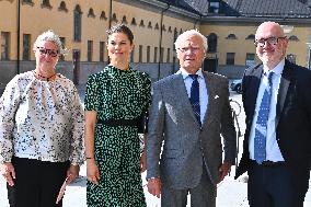 SWEDISH ROYALS AT THE NATIONAL HERITAGE BOARD