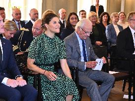 SWEDISH ROYALS AT THE NATIONAL HERITAGE BOARD