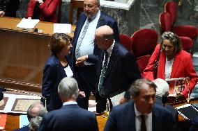 PM Bayrou general policy statement at the National Assembly - Paris