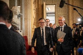 MP Bayrou General Policy Statement - Salle des Quatre Colonnes - Paris