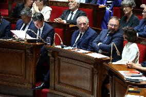 PM Bayrou general policy statement at the National Assembly - Paris