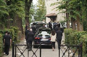 Giorgio Armani's Funeral, Held Privately At The San Martino Church - Rivalta