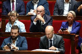PM Bayrou general policy statement at the National Assembly - Paris