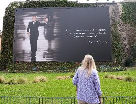 Flags At Half-Mast For Giorgio Armani On The Day Of His Funeral - Italy
