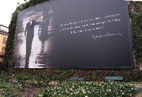 Flags At Half-Mast For Giorgio Armani On The Day Of His Funeral - Italy