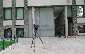 Flags At Half-Mast For Giorgio Armani On The Day Of His Funeral - Italy