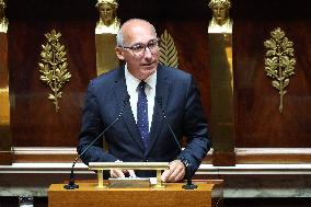 PM Bayrou general policy statement at the National Assembly - Paris