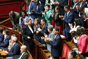 PM Bayrou general policy statement at the National Assembly - Paris