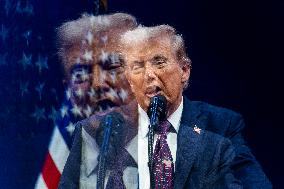 President Trump speaks at the religious liberty commission at DC’s Museum of the Bible