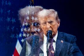 President Trump speaks at the religious liberty commission at DC’s Museum of the Bible