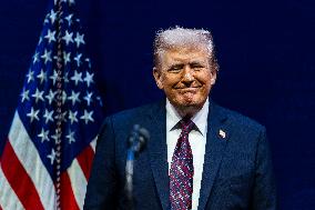 President Trump speaks at the religious liberty commission at DC’s Museum of the Bible