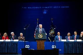 President Trump speaks at the religious liberty commission at DC?s Museum of the Bible