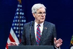 President Trump speaks at the religious liberty commission at DC?s Museum of the Bible