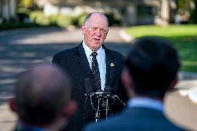 Border Czar Homan Speaks to Reporters in Washignton, DC