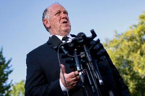 Border Czar Homan Speaks to Reporters in Washignton, DC