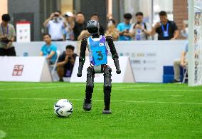 2025 Asia-Pacific Robot World Cup Qingdao International Invitational Football Tournament in Qingdao