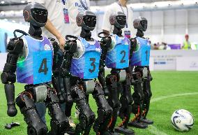 2025 Asia-Pacific Robot World Cup Qingdao International Invitational Football Tournament in Qingdao