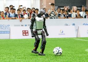 2025 Asia-Pacific Robot World Cup Qingdao International Invitational Football Tournament in Qingdao