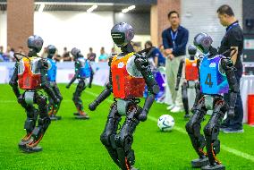 2025 Asia-Pacific Robot World Cup Qingdao International Invitational Football Tournament in Qingdao