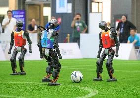2025 Asia-Pacific Robot World Cup Qingdao International Invitational Football Tournament in Qingdao